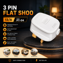 3 Pin Flat Shoo, 13/A