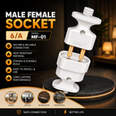 Male Female Socket, 6/A