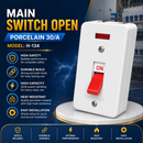 Main Switch Open Porclain 30/A