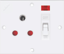 Power Plug Medium Porclain, 30/A