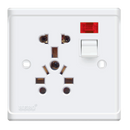 Power Light Plug 5 in 1 Porclain, 20/A