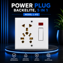 Power Plug Backelite, 5 in 1