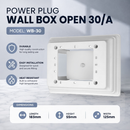 Power Plug Wall Box Open 30/A